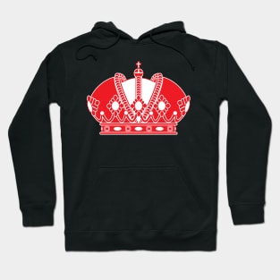 Imperial Crown (red and white) Hoodie